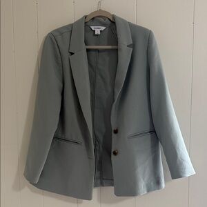 Old Navy Sage Green Single-Breasted Blazer